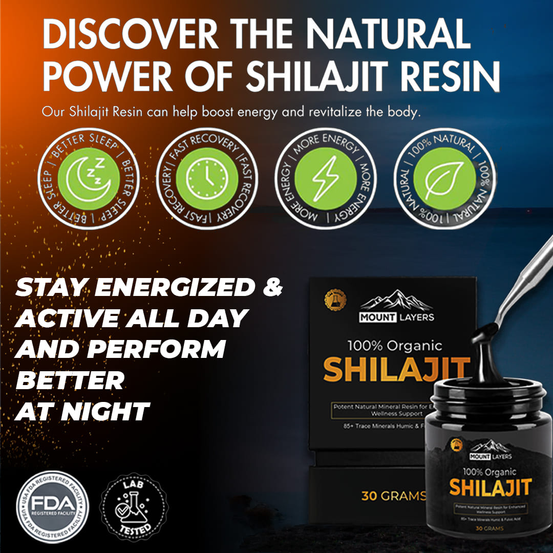 Mount Layers Shilajit Fulvic acid supplement USA online
