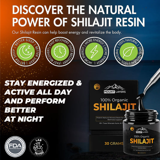 Mount Layers Shilajit Fulvic acid supplement USA online