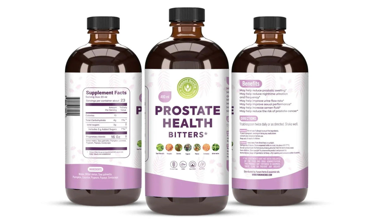 Yunani Herbs - Prostate Health Bitters Yunani Herbs