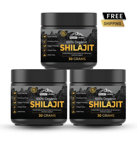 Original Himalayan Shilajit for Men & Women with 85+ Trace Minerals - Health & Wellness - 180 Servings - 90g Jar