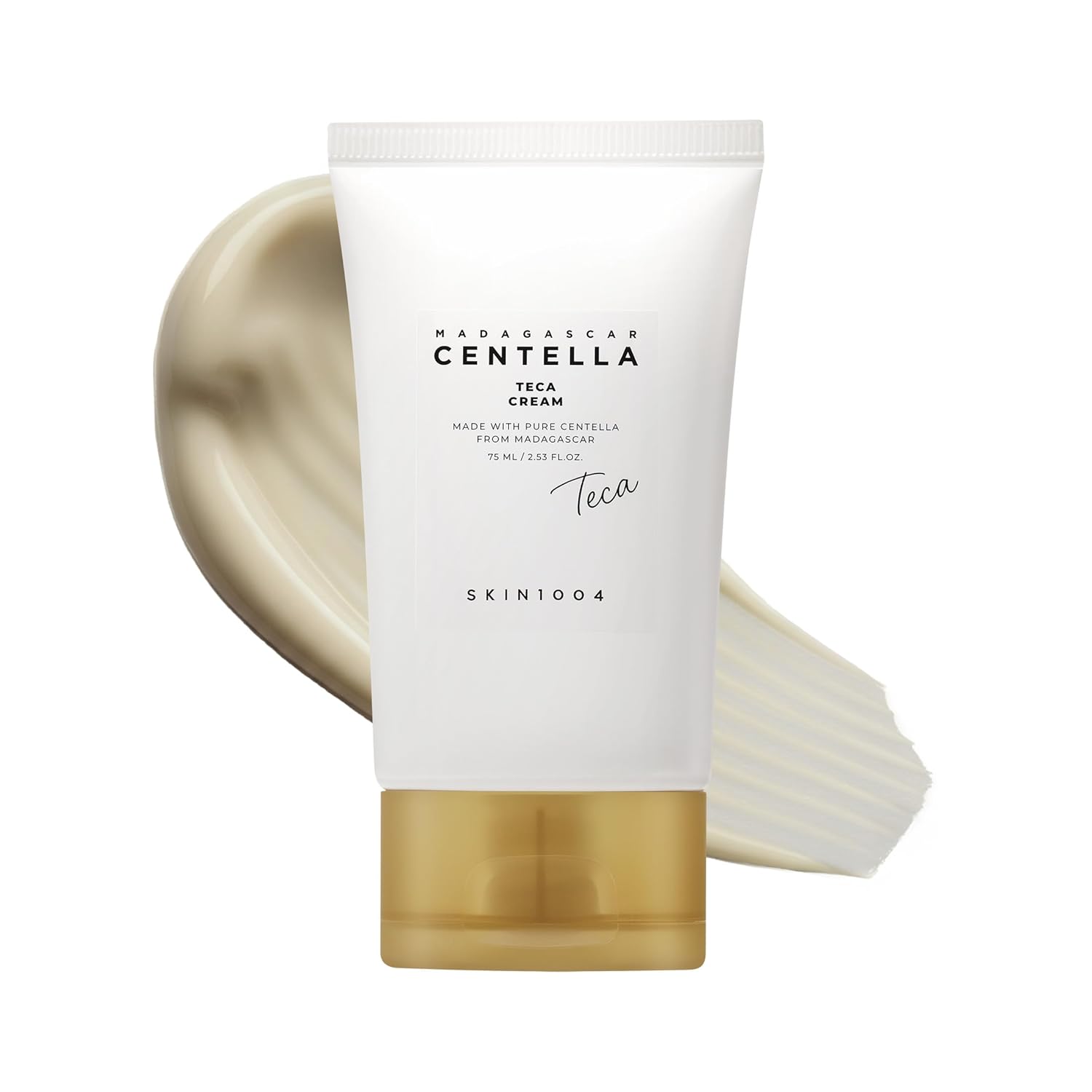 SKIN1004 Madagascar Centella TECA Cream 75ml Hydrating Cica Face Cream for Oil Balance, Skin Barrier Repair & Blemish Care Mount Layers
