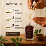 Botanical Comfort Massage Oil – Relaxing Full Body Massage Oil for Neck, Shoulders, Back, Feet & Knees Mount Layers