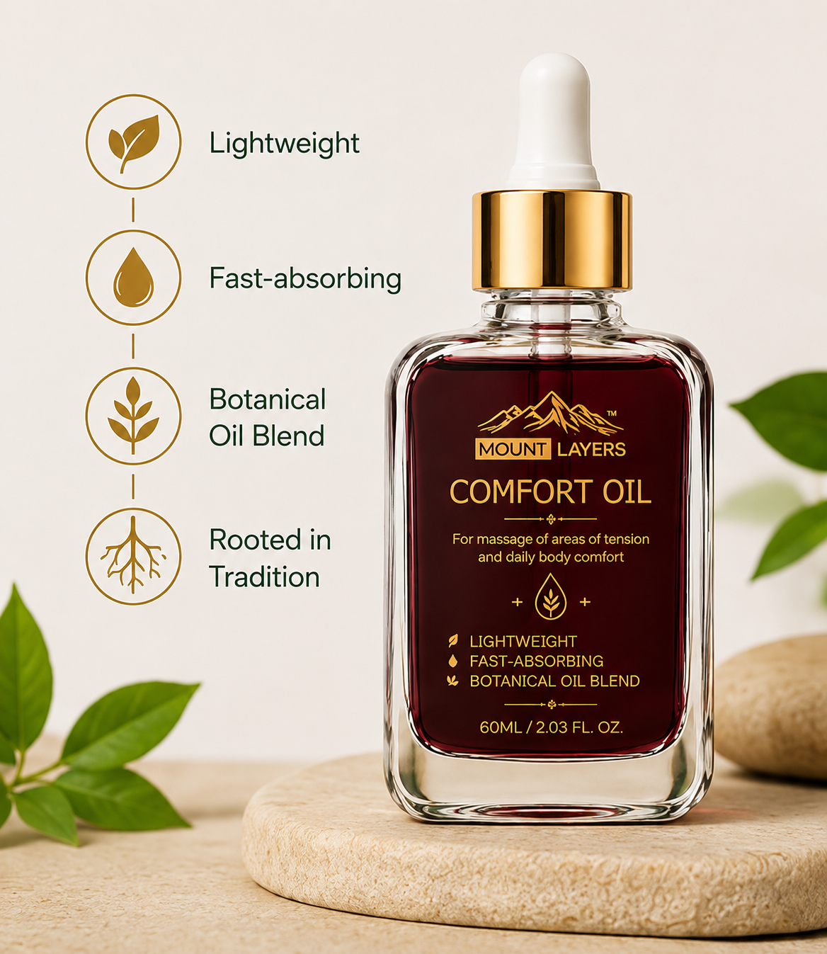 Mount Layers Comfort Oil Mount Layers