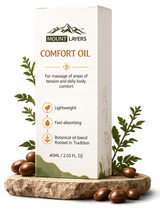 Botanical Comfort Massage Oil Mount Layers