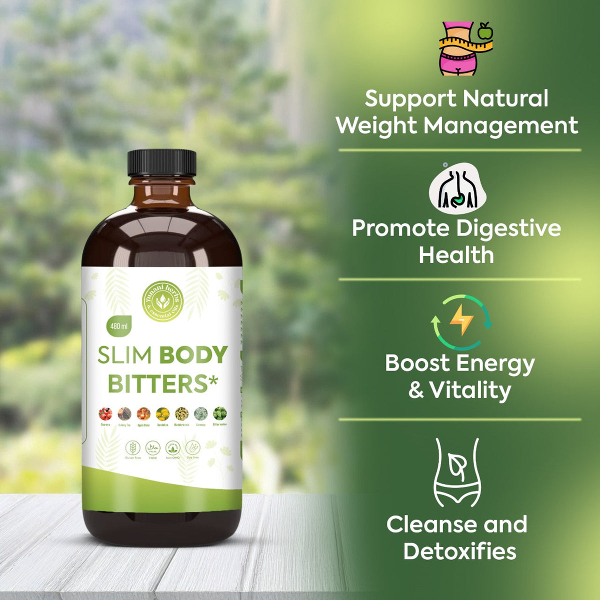 Yunani Herbs - Slim Body Bitters Yunani Herbs