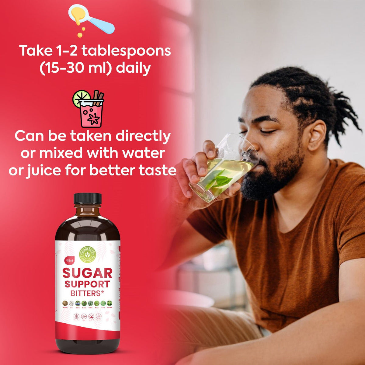 Yunani Herbs - Sugar Support Bitters for diabetes Yunani Herbs