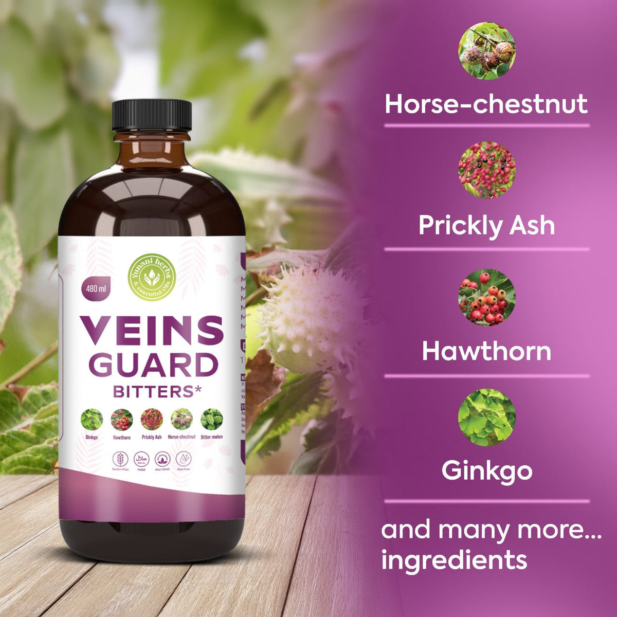 Yunani Herbs - Veins Guard Bitters Yunani Herbs