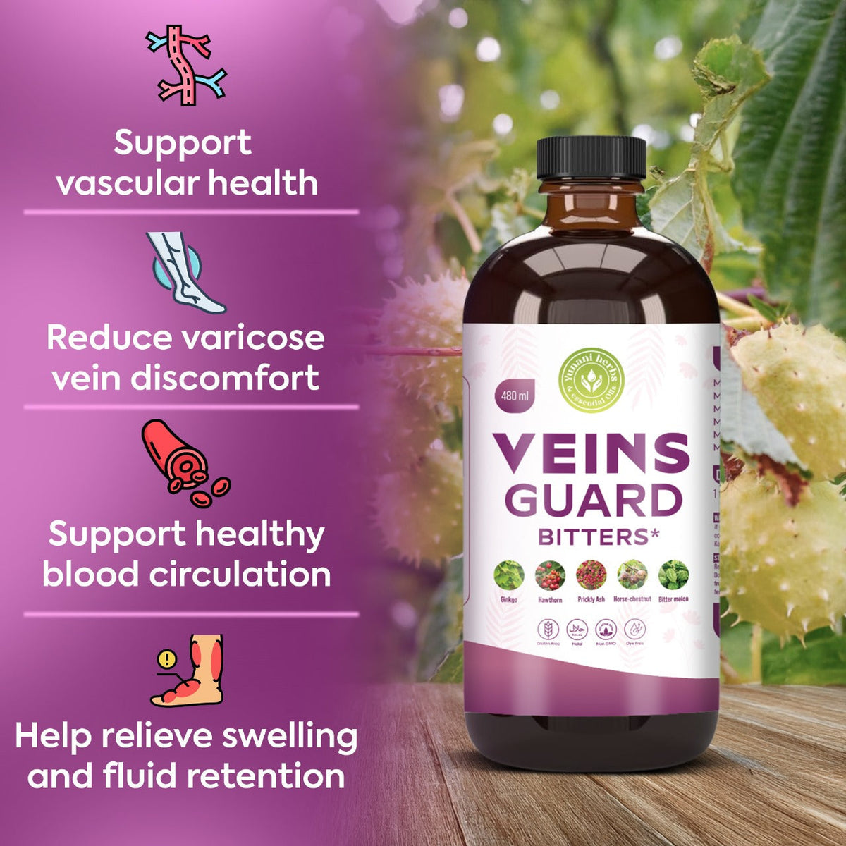 Yunani Herbs - Veins Guard Bitters Yunani Herbs