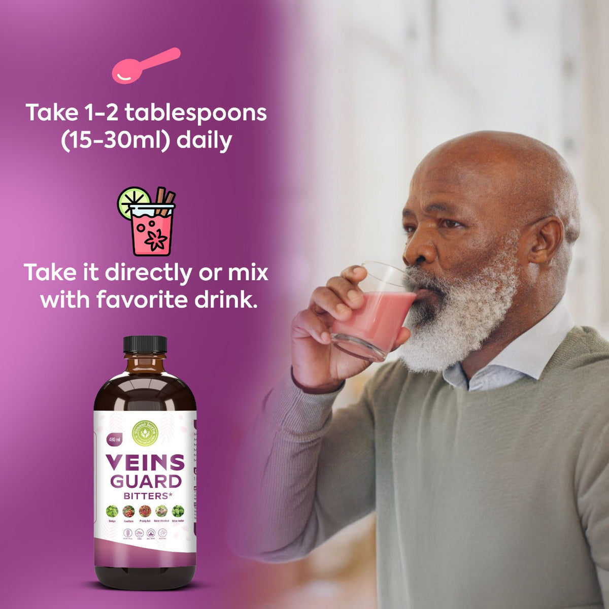 Yunani Herbs - Veins Guard Bitters Yunani Herbs
