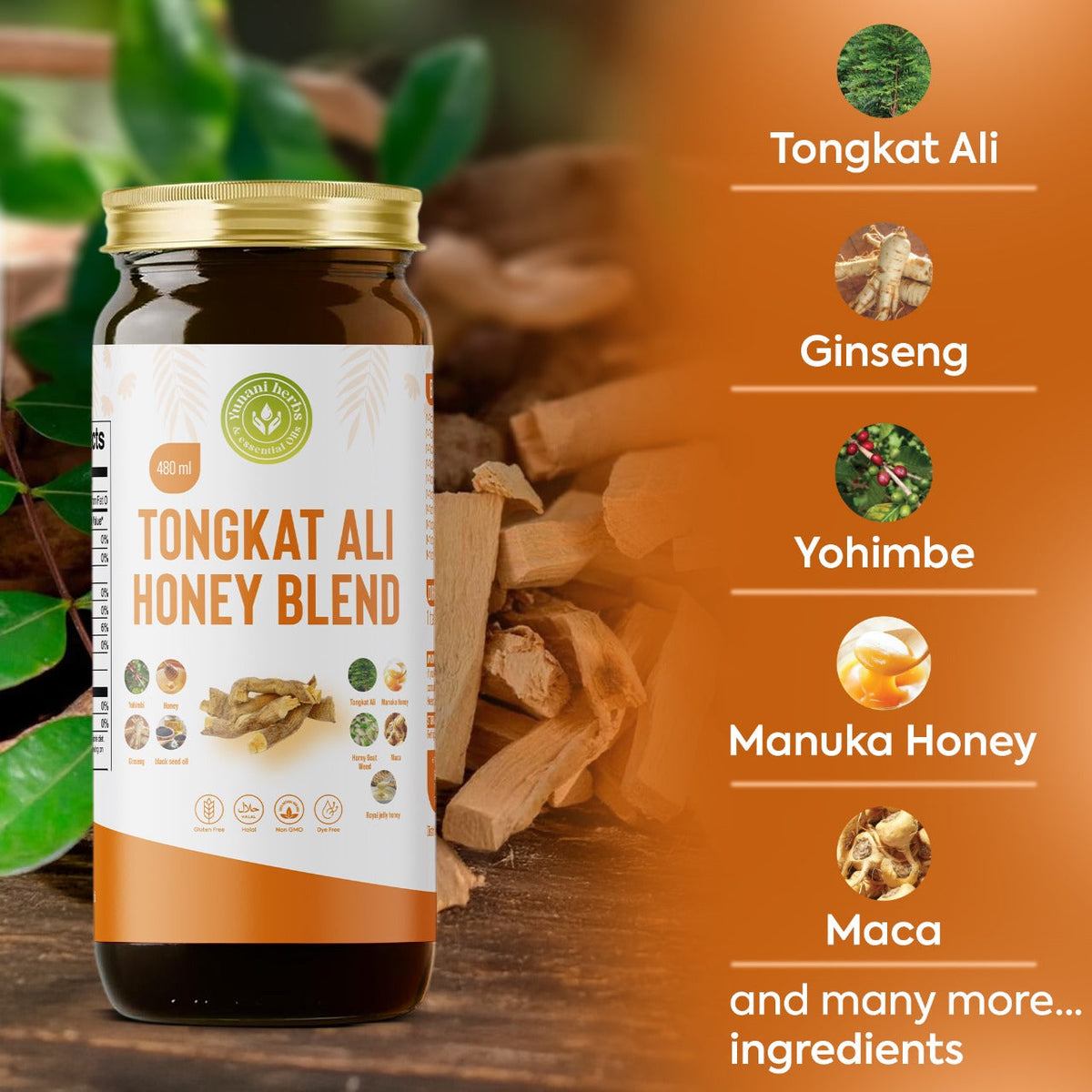 Yunani Herbs - Tongkat Ali Honey Blend Yunani Herbs